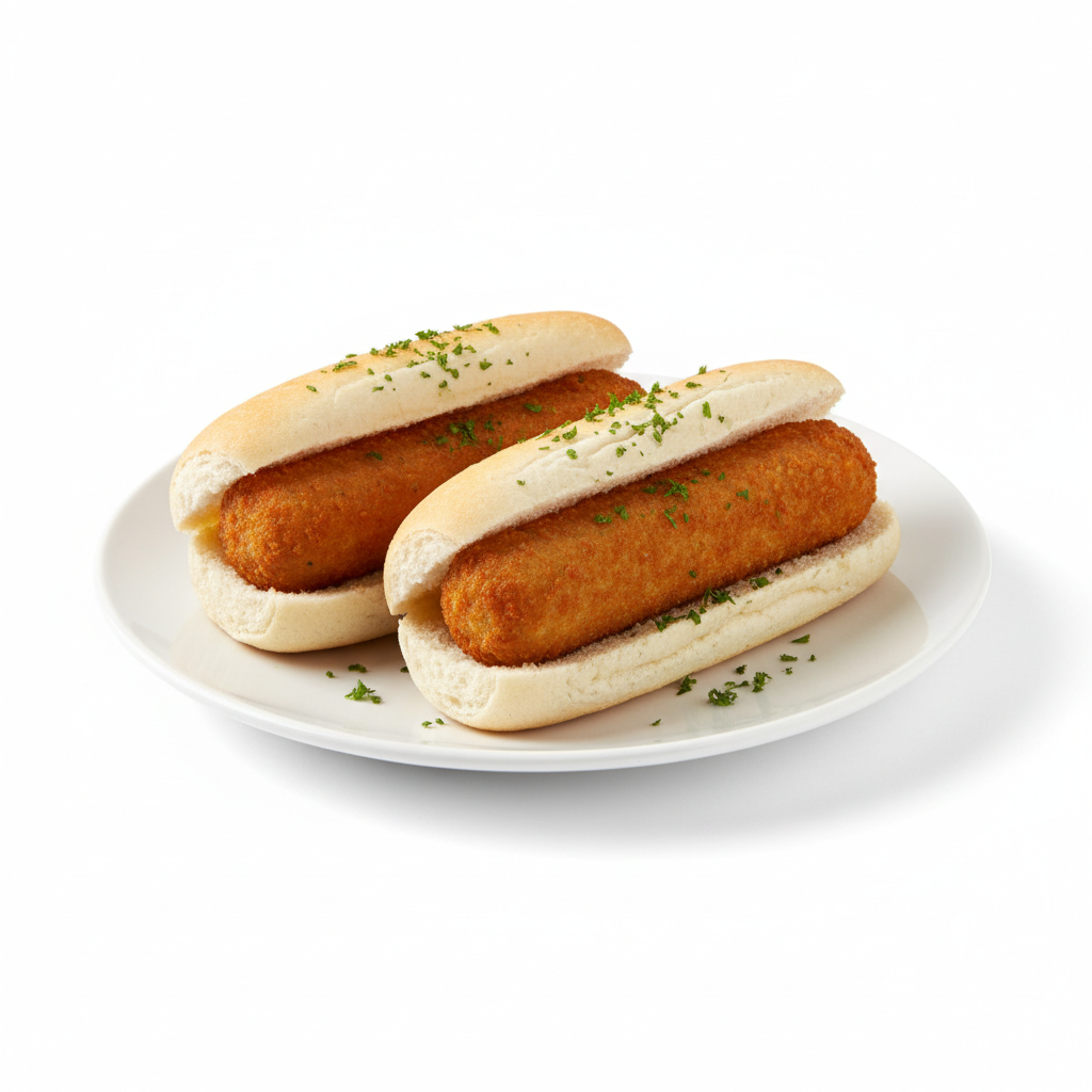 2 x kroket met brood