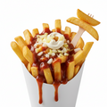 Friet curry
